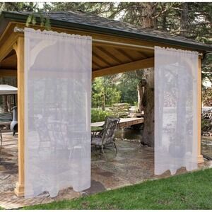 Outdoor Waterproof Curtains for Patio 52x108 Inches. 2 Panels per PK